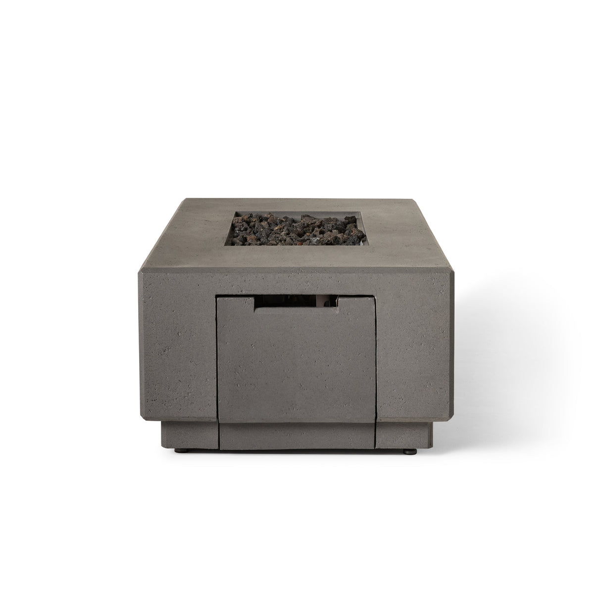 Sequoia Rectangular Fire Table in Smoke (Propane)