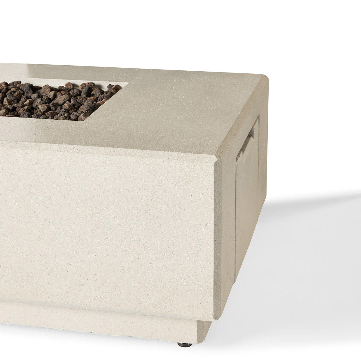 Sequoia Rectangular Fire Table in Fog (Propane)