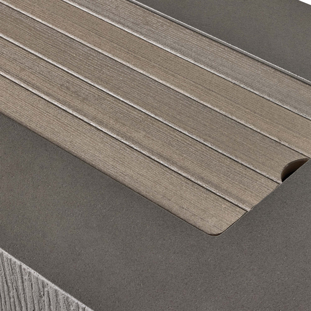 Sierra Rectangular Fire Table - Carbon