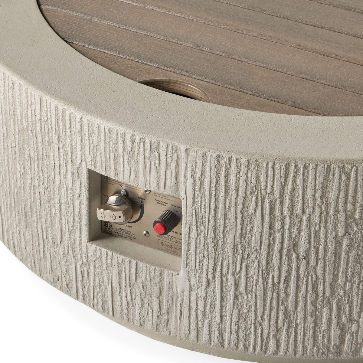 Sierra Round Fire Table - Fog