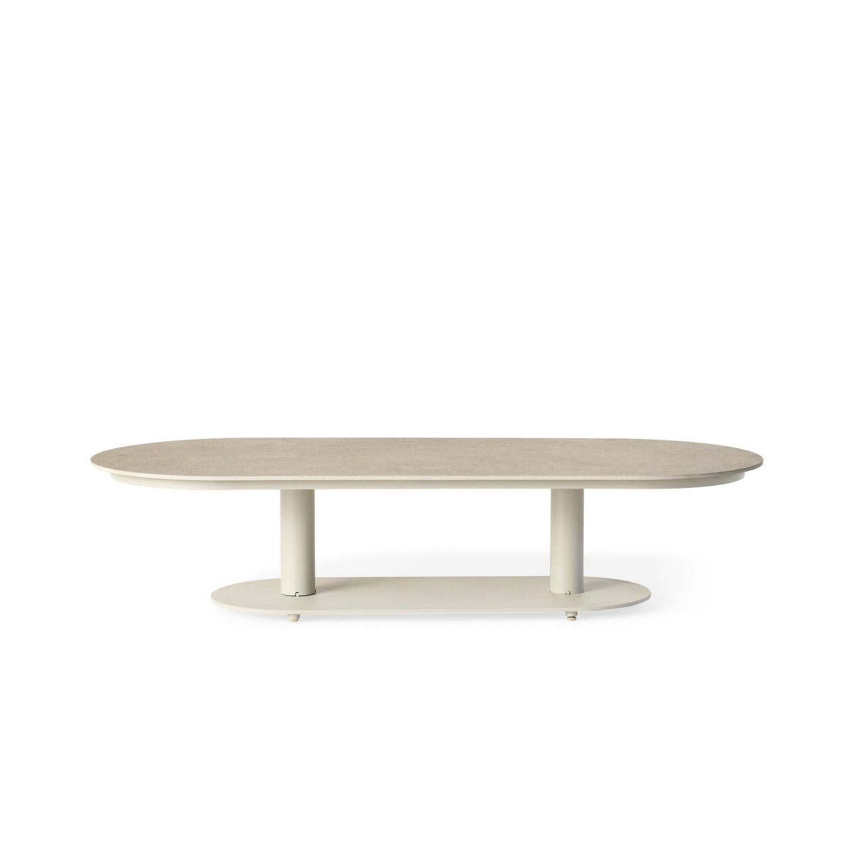 Silverado Coffee Table in Dune Aluminum