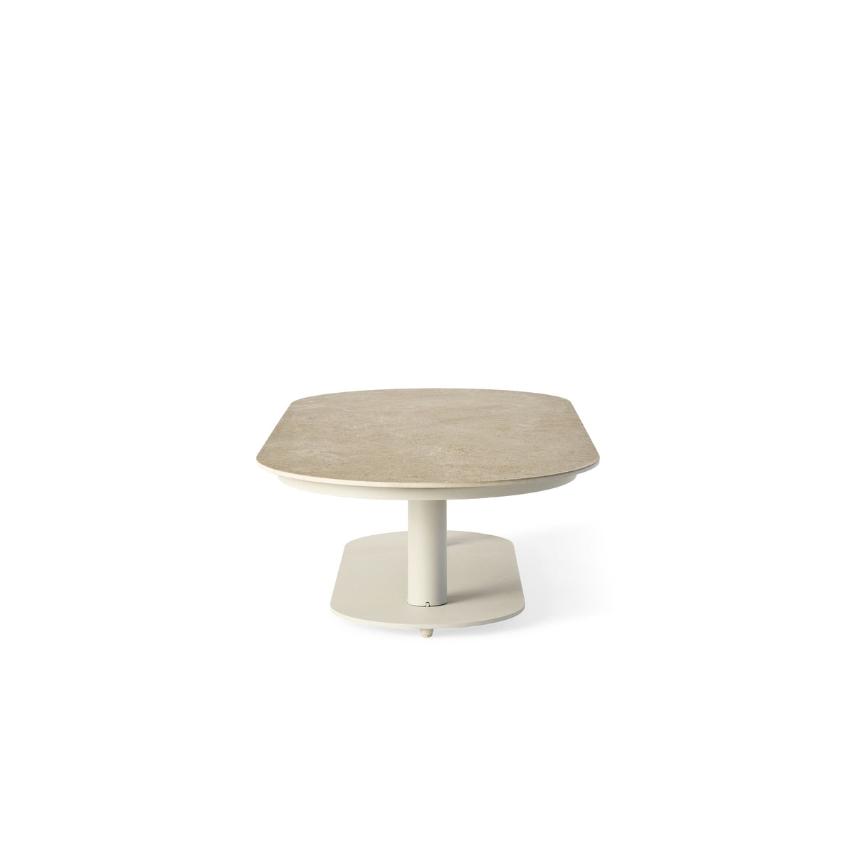 Silverado Coffee Table in Dune Aluminum