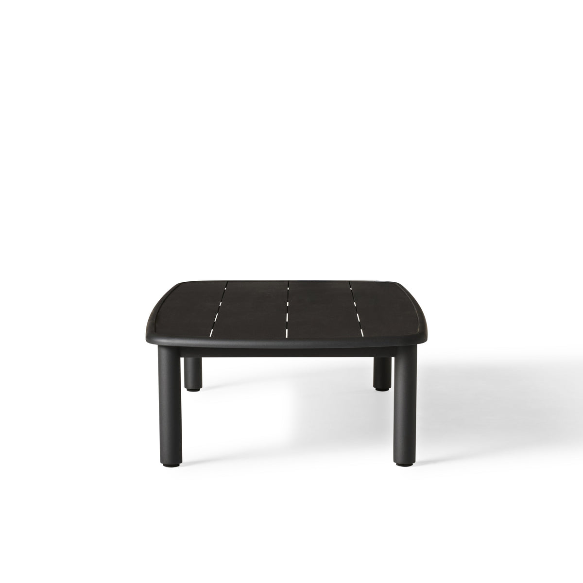 Stinson Coffee Table in Charcoal Aluminum