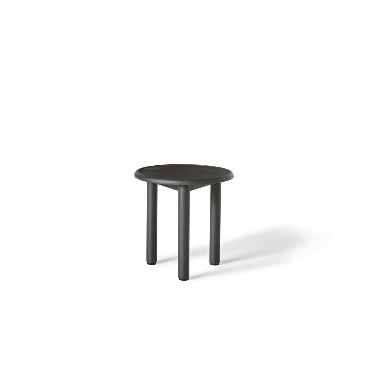 Stinson Side Table in Charcoal Aluminum
