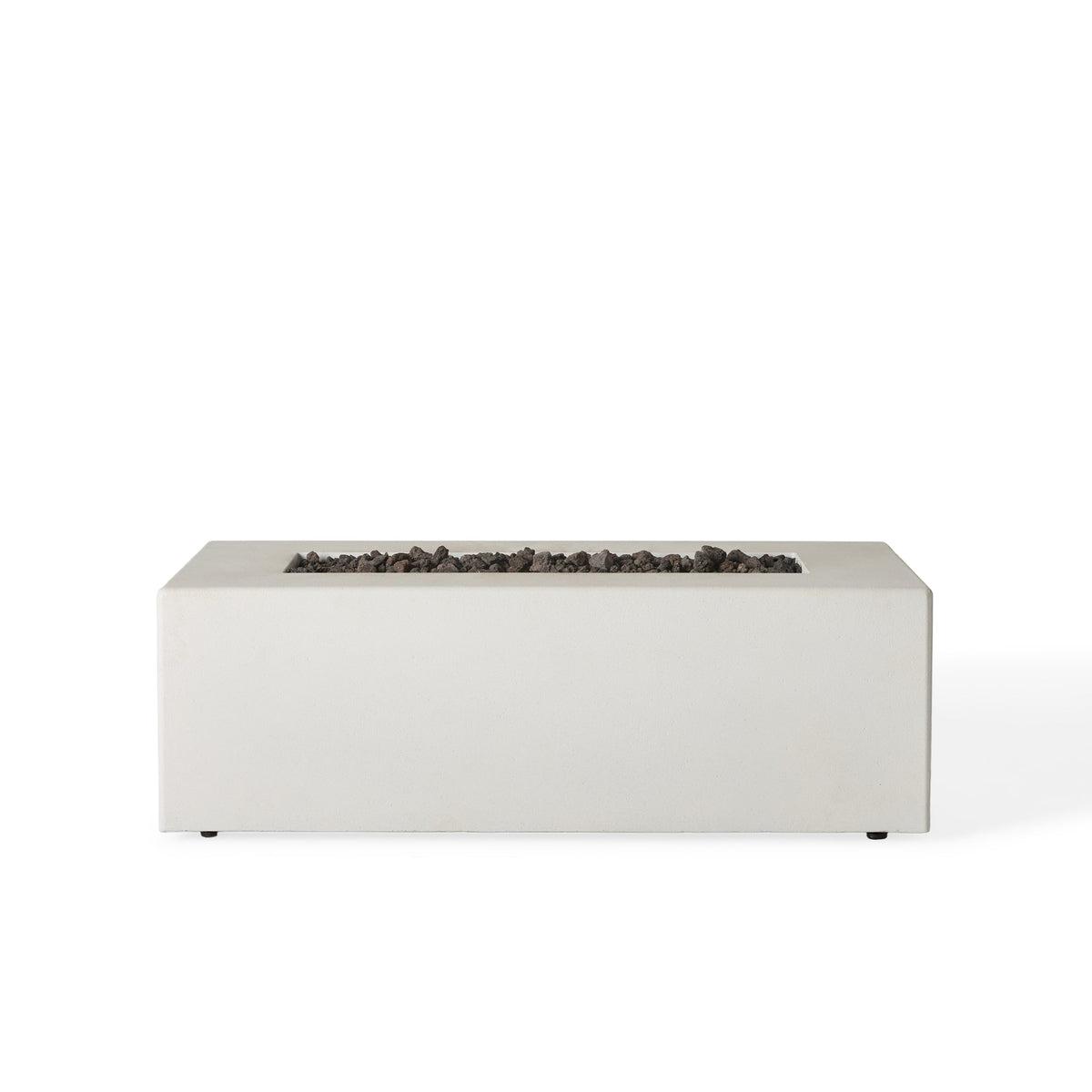 Tahoe Rectangular Fire Table - Chalk (Natural Gas)