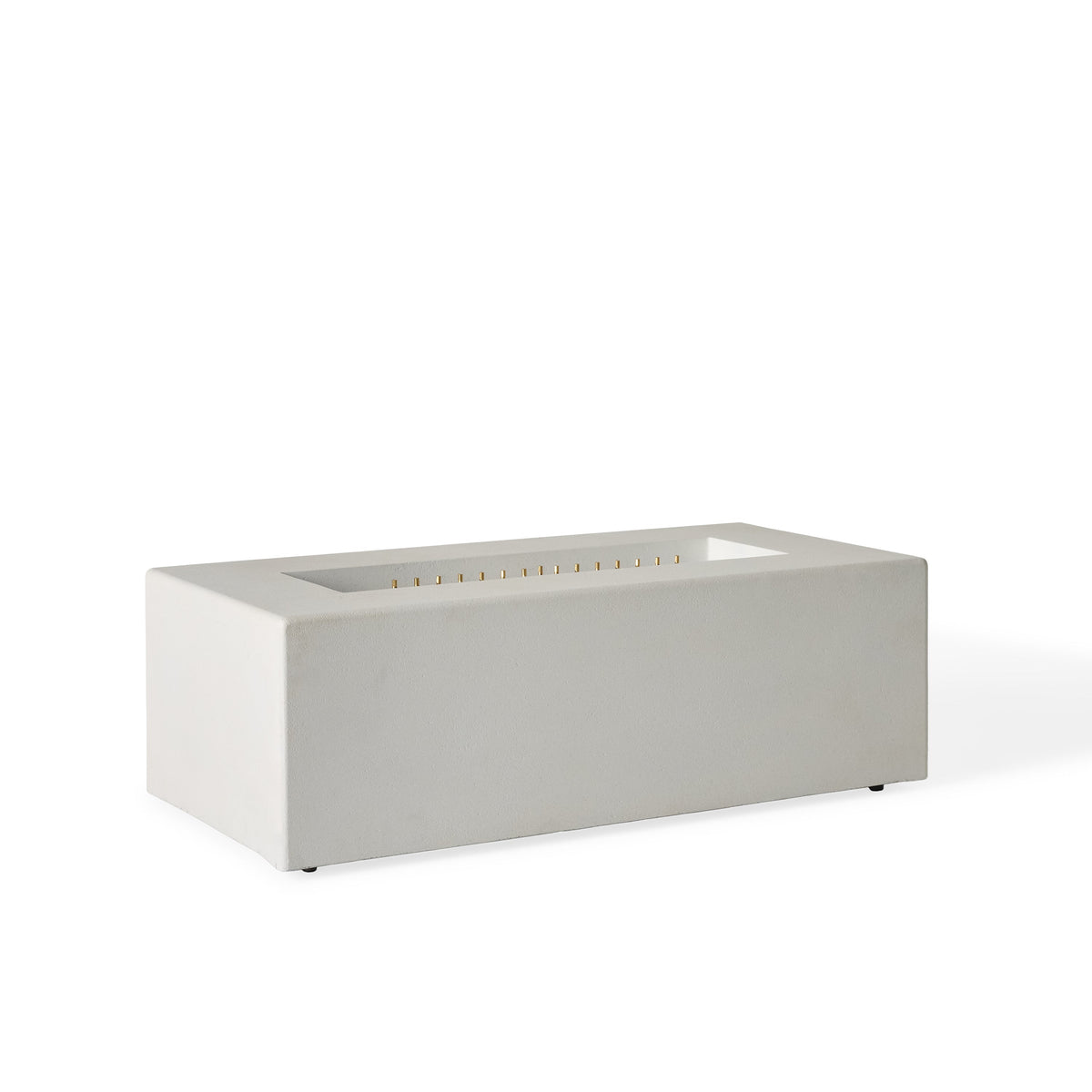 Tahoe Rectangular Fire Table - Chalk (Natural Gas)