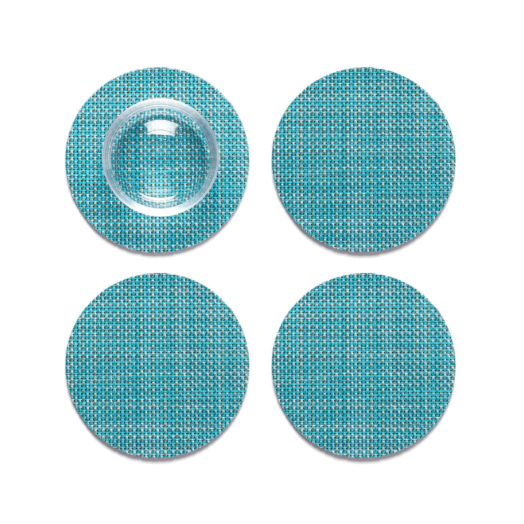 Mini Basketweave Coaster Set