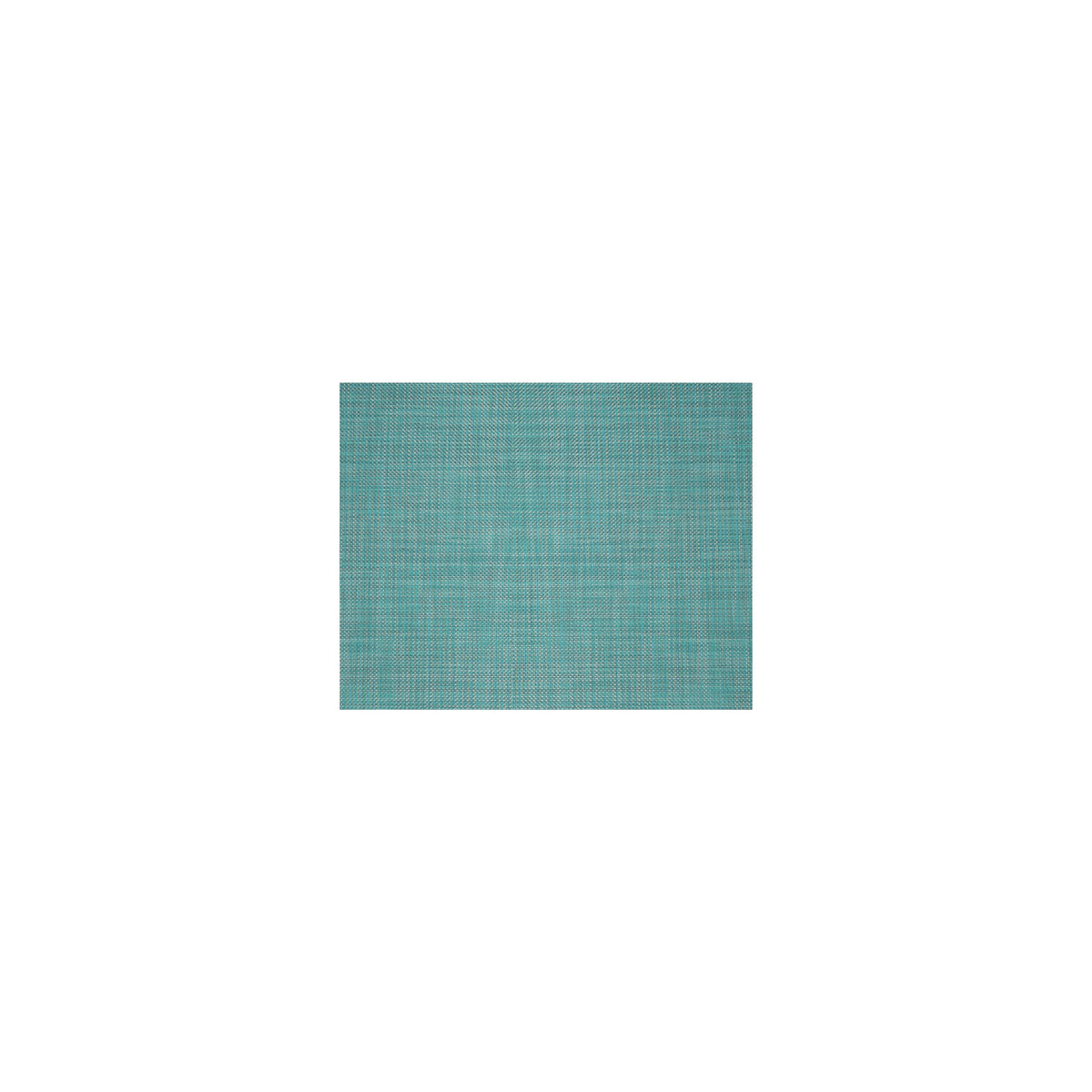Mini Basketweave Rectangular Placemat in Turquoise